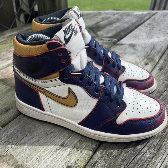 Jordan Other - Nike Jordan 1  La to Chi with Skate Wear Men Size 5 Or Women Size 6.5 Rare Shoes